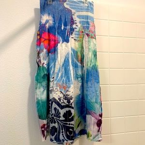 🌼$8 Lapis maxi skirt or dress ONE SIZE